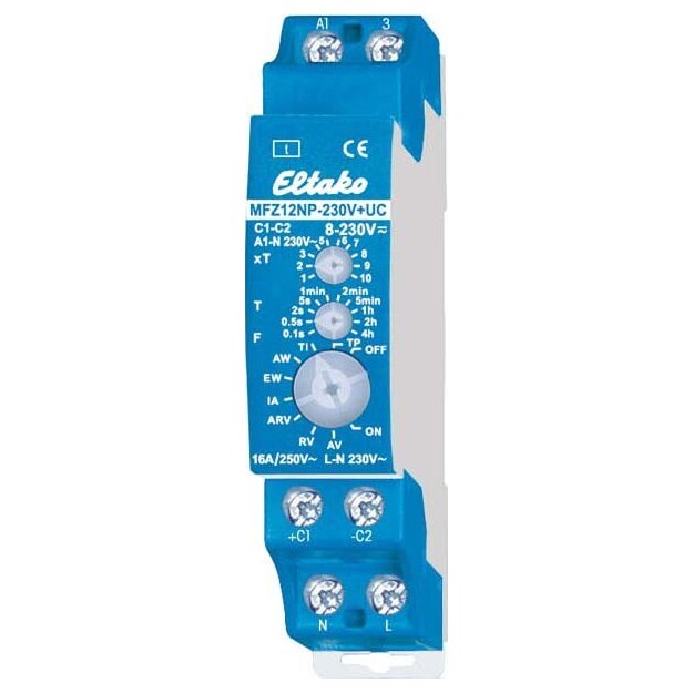Eltako Zeitrelais,multifunktion MFZ12NP-230V+UC (1er)