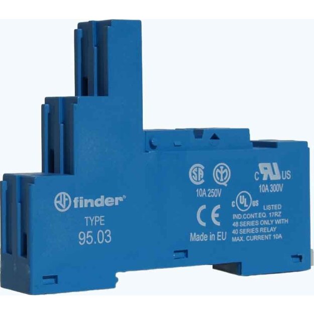 Finder Schraubfassung blau 95.03 (1er)