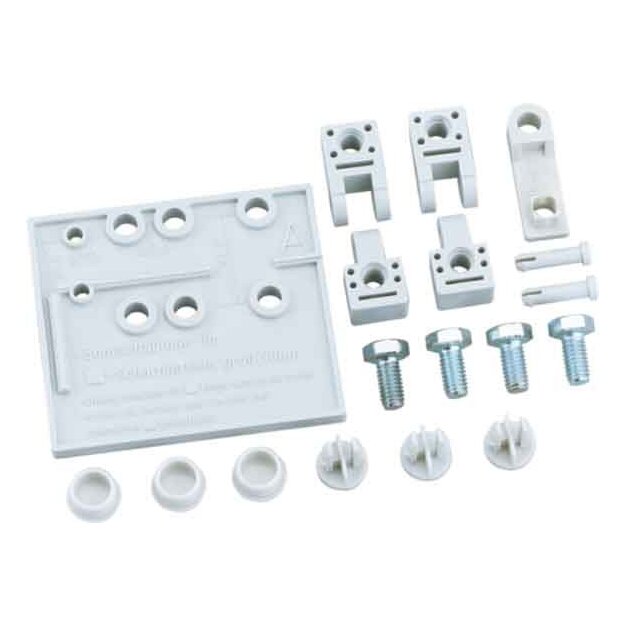 Spelsberg 19000501 Außenscharnier-Set zum Umrüsten des Gehäusedeckels zur Klapptür. Inkl. 2 Scharniere ASS-gro