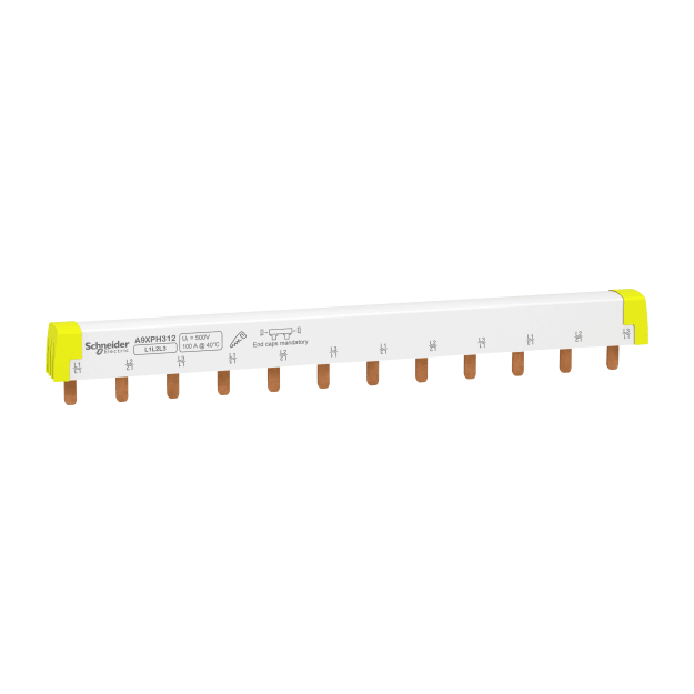Schneider Electric A9XPH312 Phasenschiene Steg ablängbar 3P 12 TE 100A