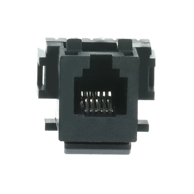 Busch-Jaeger 0210 Modular-Jack-Buchse 6-polig Kat. 3 (AMP-Nr. 216000-2) Anthrazit 2CKA000225A0078