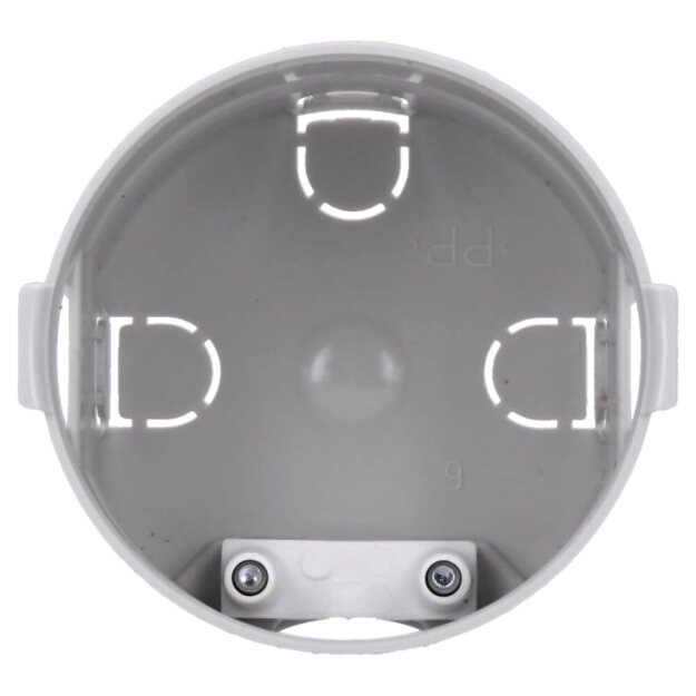 Berker 91820 Berührungsschutzdose Ø 45 mm Integro Modul-Einsätze Grau