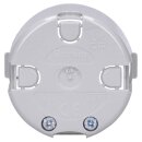 Berker 91820 Berührungsschutzdose Ø 45 mm Integro Modul-Einsätze Grau