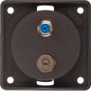 Berker 945602501 Antennen-Verbinderdose Radio/SAT Integro...