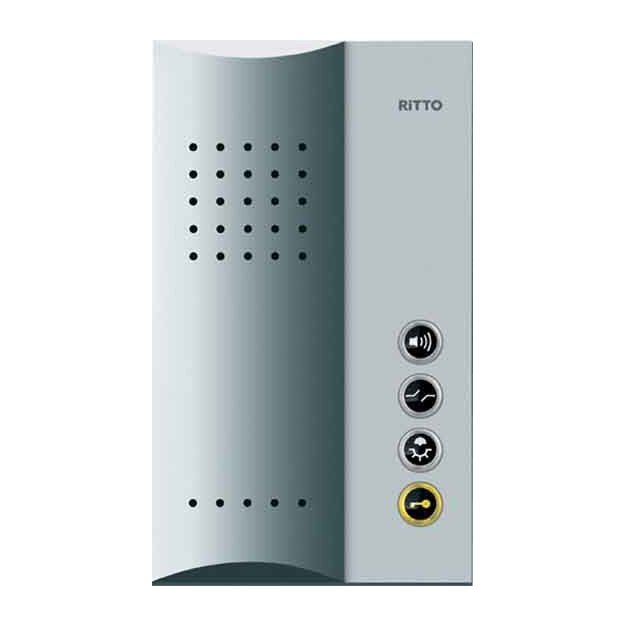 B-WARE Ritto 1713220 Kompakt-Sprechstelle silber