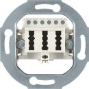 Berker 450002 TAE-Steckdose 3 x 6NFN Modul-Einsätze...