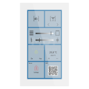 MDT BE-GTSP6TW.01S KNX Glas Touch Smart Plus 6 Zoll KNX Secure Weiß