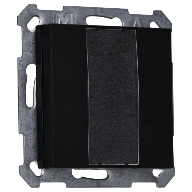 MDT BE-TA550206.02 KNX Taster 55 2-fach Schwarz matt