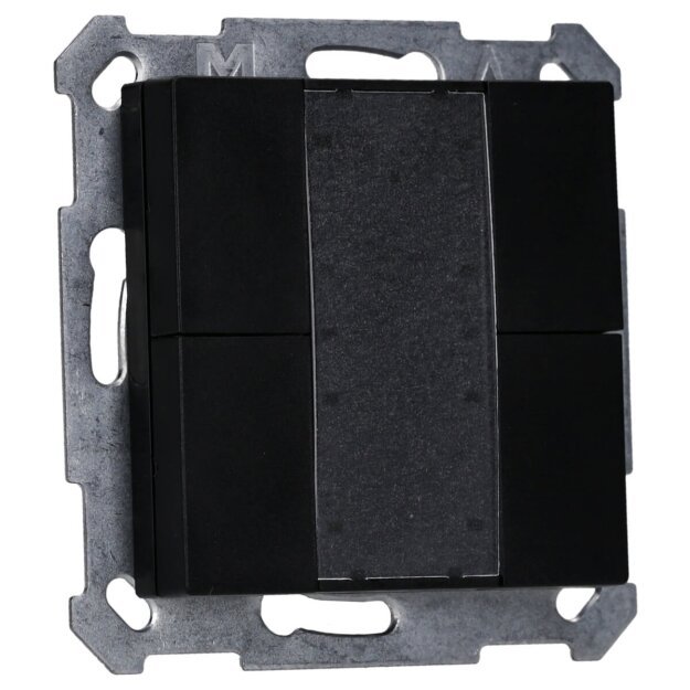 MDT BE-TA550406.02 KNX Taster 55 4-fach Schwarz matt