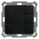 MDT BE-TA550606.02 KNX Taster 55 6-fach Schwarz matt