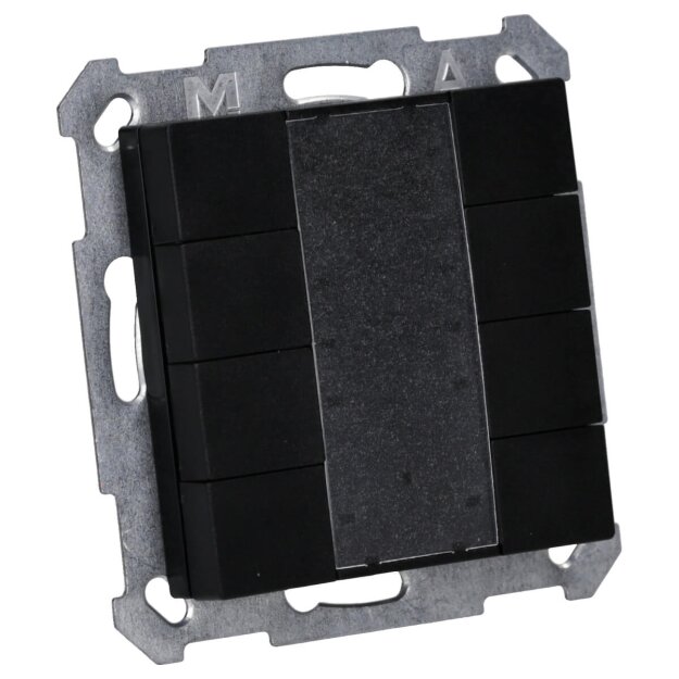 MDT BE-TA550806.02 KNX Taster 55 8-fach Schwarz matt