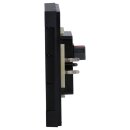 MDT BE-TAS8606.02 KNX Taster Smart 86 mit Farbdisplay Kunststoff Schwarz matt