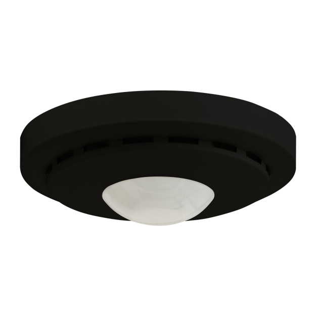 MDT SCN-KP360K306.03 KNX Kombi-Präsenzmelder 360° mit Raumklima-Sensoren Schwarz matt