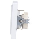 Busch-Jaeger future® linear Komplett-Set: 20 EUC-884 SCHUKO® Steckdosen-Einsatz + 1721-884K Abdeckrahmen 1-fach, Future Linear weiß matt