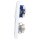 Busch-Jaeger future® linear Komplett-Set: 2000/6 US Wechselschalter Einsatz + 1786-884 Wippe + 20 EUC-884 SCHUKO® Steckdosen-Einsatz + 1722-884K Abdeckrahmen 2-fach, Future Linear weiß matt