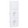 Busch-Jaeger future® linear Komplett-Set: 2000/6 US Wechselschalter Einsatz + 1786-884 Wippe + 2x 20 EUC-884 SCHUKO® Steckdosen-Einsatz + 1723-884K Abdeckrahmen 3-fach, Future Linear weiß matt