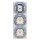 Busch-Jaeger future® linear Komplett-Set: 2000/5 US Wippschalter-Einsatz Serienschaltung + 1785-884 Serienwippe + 2x 20 EUC-884 SCHUKO® Steckdosen-Einsatz + 1723-884K Abdeckrahmen 3-fach, Future Linear weiß matt
