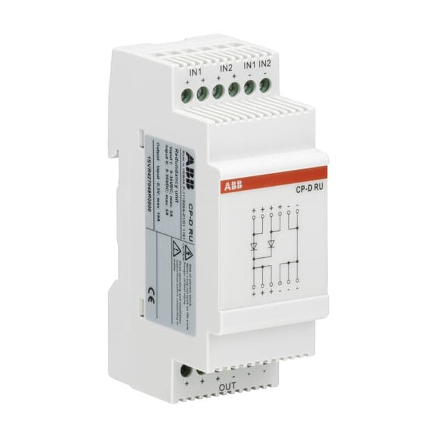 ABB 1SVR427049R0000 CP-D RU Redundanzeinheit für Netzteile CP Reihe In:2x5A Out: 1x10A