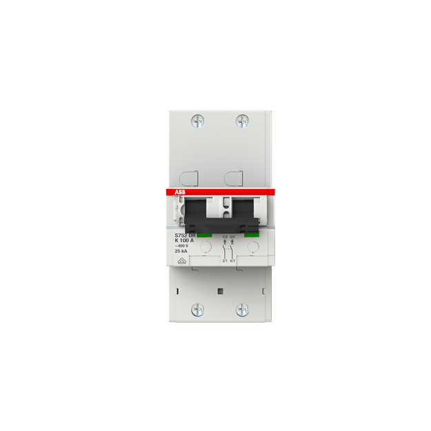 ABB 2CDH782010R0637 S752DR-K 100 selektiver Haupt-LS SHU K-Char.25kA100A2P