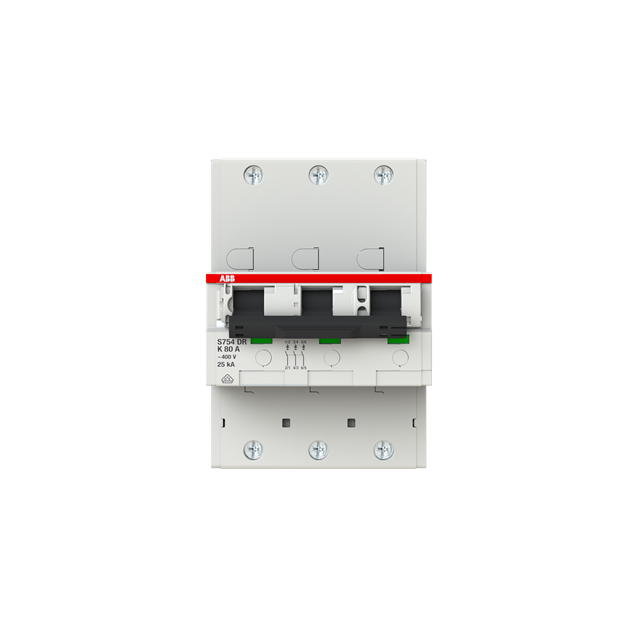ABB 2CDH783010R0627 S753DR-K 80 selektiver Haupt-LS SHU K-Char.25kA80A3P