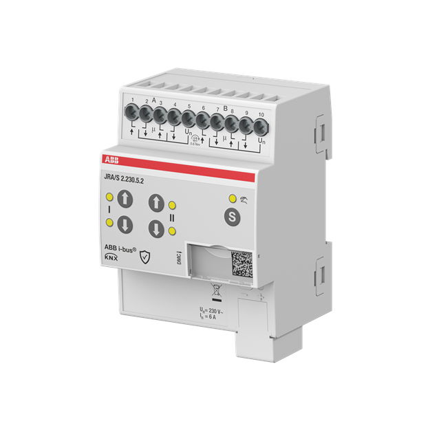 ABB 2CDG110288R0011 JRA/S2.230.5.2 Jalousieaktoren 2fach Fahrzeitermittlung Manuelle Bedienung