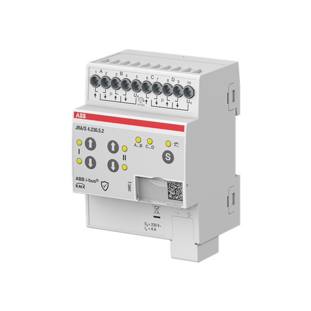 ABB 2CDG110289R0011 JRA/S4.230.5.2 Jalousieaktoren 4fach Fahrzeitermittlung Manuelle Bedienung