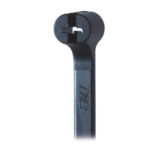 ABB 7TAG009640R0002 TY25MX-A Ty-Rap Stahlnasenkabelbinder 186x4,8 mm, 220N, schwarz / UV-beständig