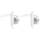 Busch-Jaeger Balance SI Set: 2x 20 EUK-914  Steckdose mit...