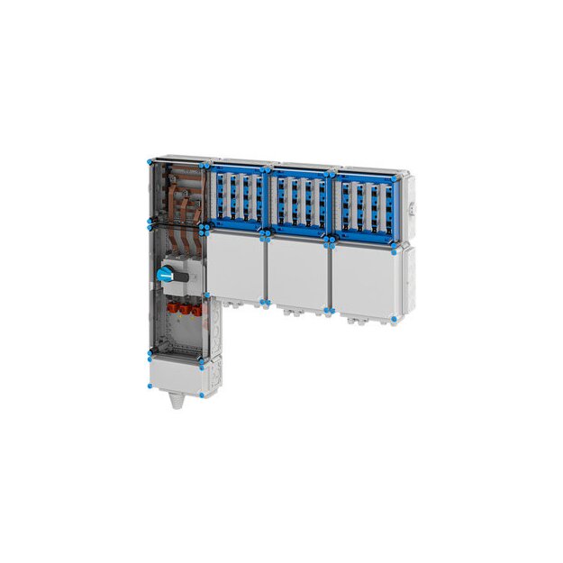 Hensel Mi EV 22kW 12000 Ladeverteiler für 12 Ladepunkte á 22kW