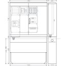 Hensel Mi EV 22kW 4111 Ladeverteiler für 4 Ladepunkte á 22kW