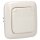Busch-Jaeger Busch-Duro 2000 SI Set: 1x 20 EUK-212 Steckdose mit Klappdeckel + 1x 2511-212 Abdeckrahmen 1-fach Cremeweiß