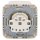 Busch-Jaeger Busch-Duro 2000 SI Set: 1x 20 EUK-212 Steckdose mit Klappdeckel + 1x 2511-212 Abdeckrahmen 1-fach Cremeweiß