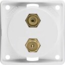 Berker 945612502 Antennen-Verbinderdose Radio/TV Integro...