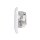 Busch-Jaeger Reflex SI Set: 1x Rutenbeck Anschlussdose 136104070 UAE-Cat.6A iso-8/8 Up 0 mit Zentralscheibe 2-fach + 1x 20 EUC-214 Steckdose + 1x 2512-214 2-fach Rahmen