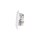 Busch-Jaeger Reflex SI Set: 1x Rutenbeck Anschlussdose 136104070 UAE-Cat.6A iso-8/8 Up 0 mit Zentralscheibe 2-fach + 2x 20 EUC-214 Steckdose + 1x 2513-214 3-fach Rahmen