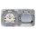 Busch-Jaeger Reflex SI Set: 1x  UP 2-Loch SAT Dose Triax EDU 04 F mit Zentralscheibe +  1x 20 EUC-214 Steckdose + 1x 2512-214 2-fach Rahmen Alpinweiß