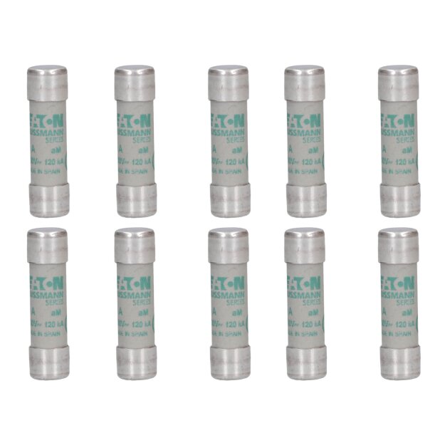 eaton Sicherungseinsatz CYLINDRICAL FUSE 10 x 38 1A AM 500V AC