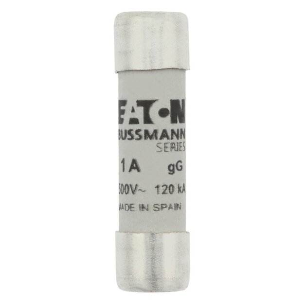 eaton Sicherungseinsatz CYLINDRICAL FUSE 10 x 38 1A GG 500V AC