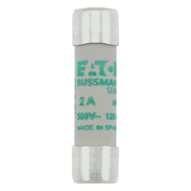 eaton Sicherungseinsatz CYLINDRICAL FUSE 10 x 38 2A AM 500V AC