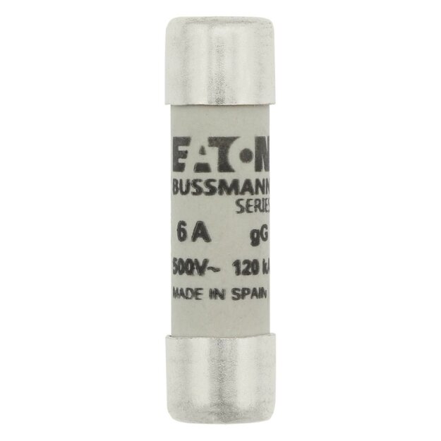eaton Sicherungseinsatz CYLINDRICAL FUSE 10 x 38 6A GG 500V AC