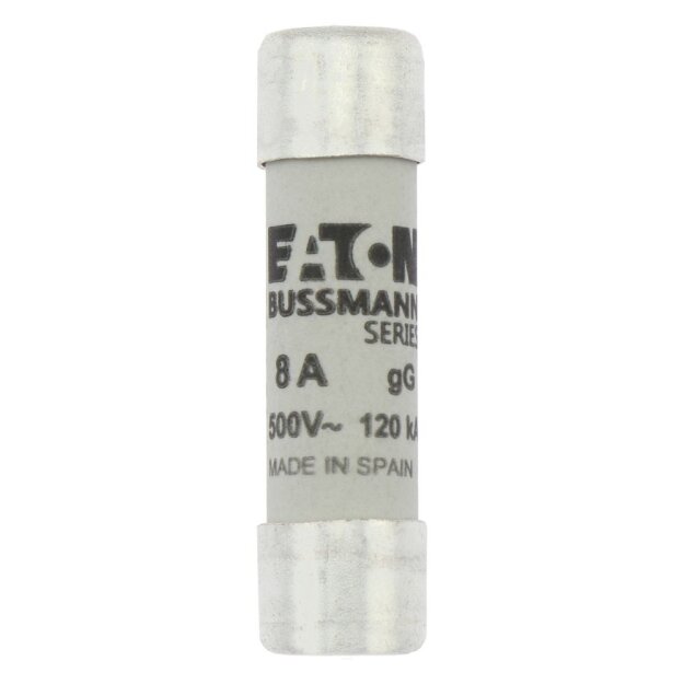 eaton Sicherungseinsatz CYLINDRICAL FUSE 10 x 38 8A GG 500V AC