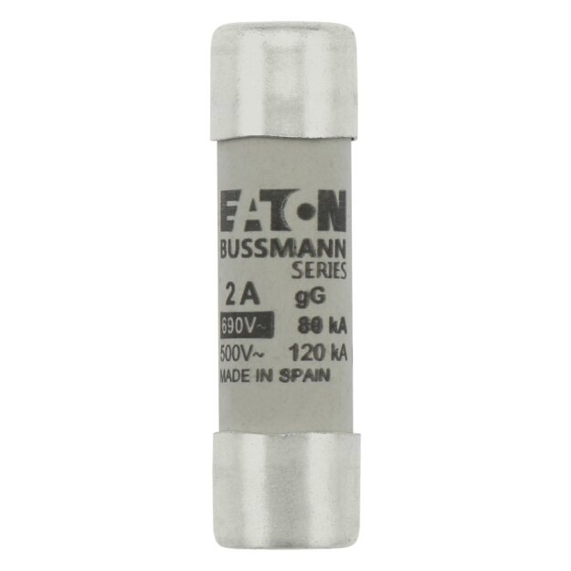 eaton Sicherungseinsatz CYLINDRICAL FUSE 14 x 51 2A GG 690V AC