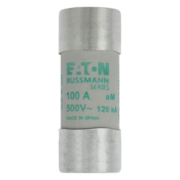 eaton Sicherungseinsatz CYLINDRICAL FUSE 22 x 58 100A AM 500V AC