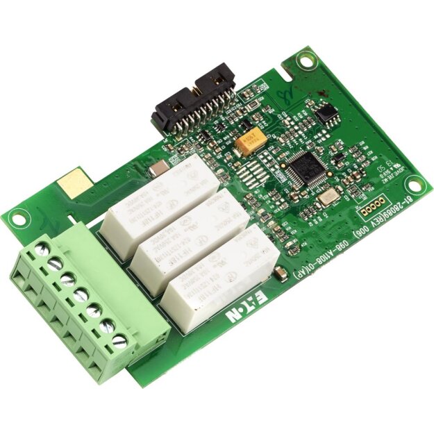 eaton IO Erweiterung 3x potentialfreier Relaiskontakt (2NO+1NO/NC) für Frequenzumrichter DG1 DXG-EXT-3RO