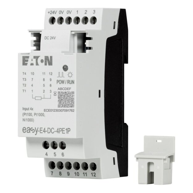eaton Ein-/Ausgangserweiterung für easyE4 mit Temperaturerfassung Pt100 EASY-E4-DC-4PE1P