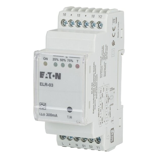 eaton Fehlerstrom Schutzschalter 300mA ELR-03