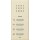 Gira 125001 Wohnungsstation AP System 55 Cremeweiß