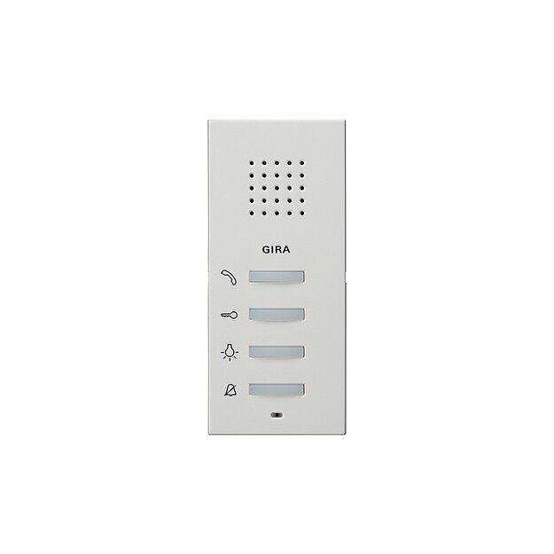 Gira 125027 Wohnungsstation AP System 55 Reinweiß matt