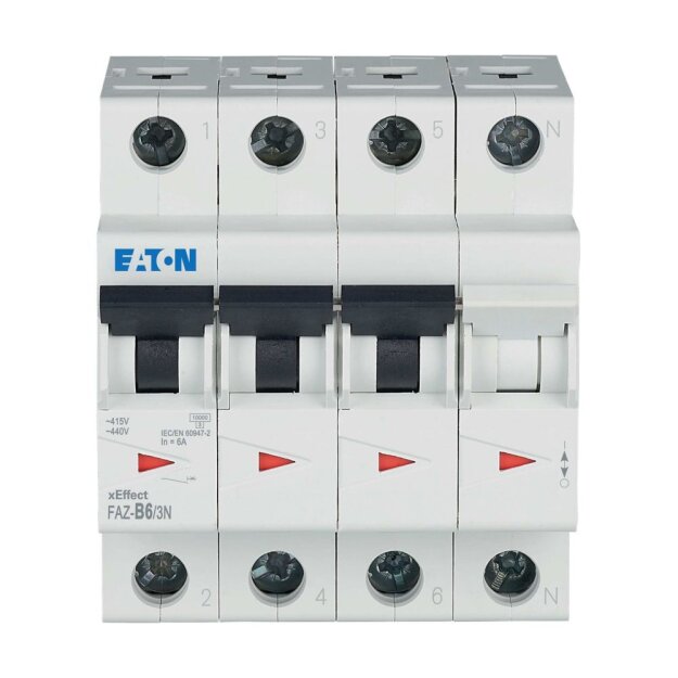 eaton Leitungsschutzschalter FAZ-B6/3N