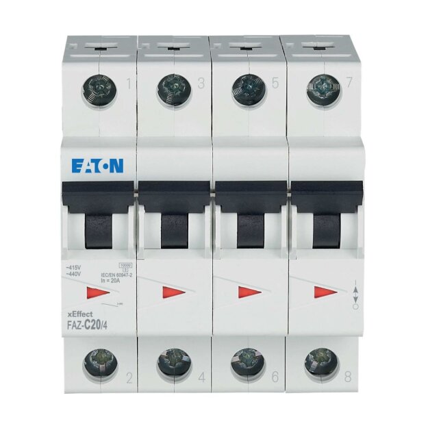 eaton Leitungsschutzschalter FAZ-C20/4